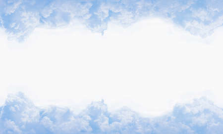 Clouds in the sky empty spaceの写真素材