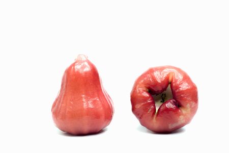 Rose apple isolated on the white background.の写真素材