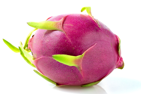 Close-up of dragon fruit,clipping path.の写真素材