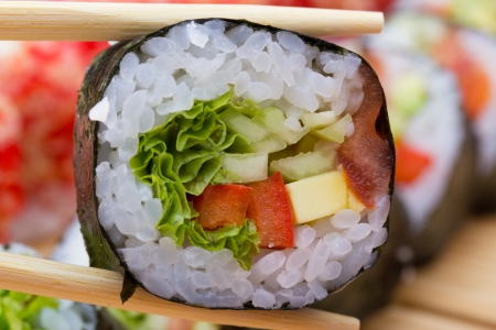 sushi rollsの写真素材
