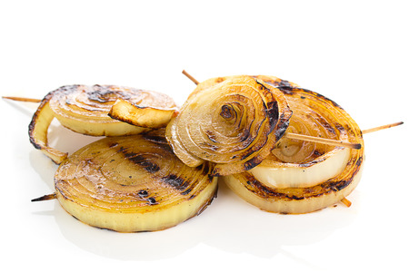 Caramelised onions, cooked with balsamic vinegar and brown sugar.の写真素材