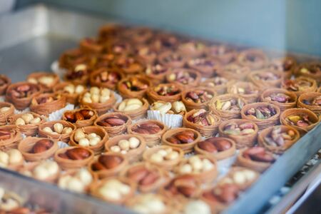 Oriental sweets with pistacheの写真素材