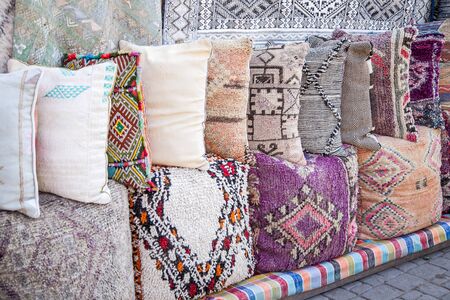 pillows on the counterの写真素材