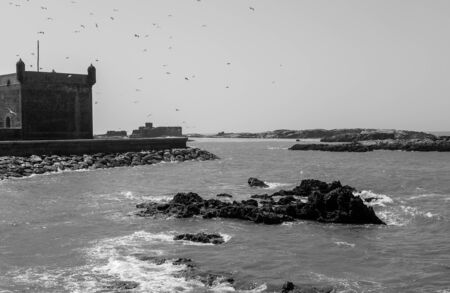 Atlantic ocean. coast of Moroccoの写真素材