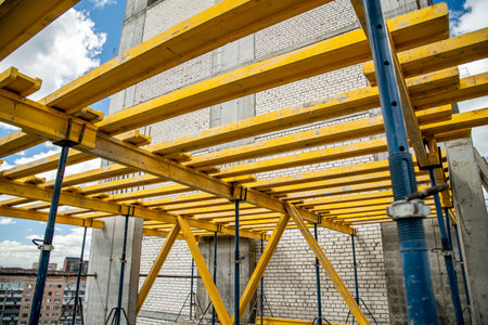 Floor formwork beam for monolithic construction