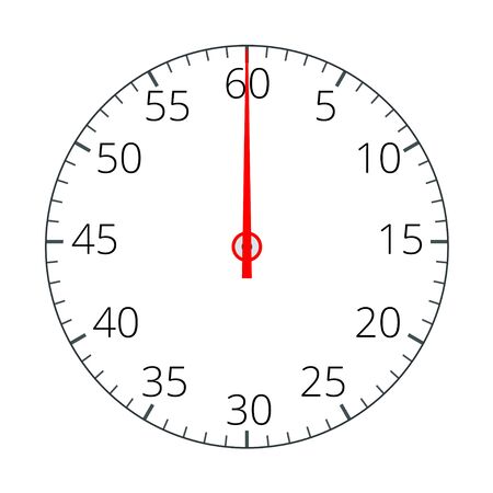Stopwatch. Stopwatch Icon. Stopwatch icon flat.  Flat 3d vector illustration