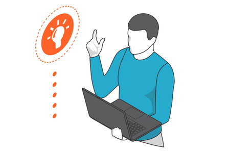 Idea of project activity, idea of project activity, brain storm,watering with waterのイラスト素材