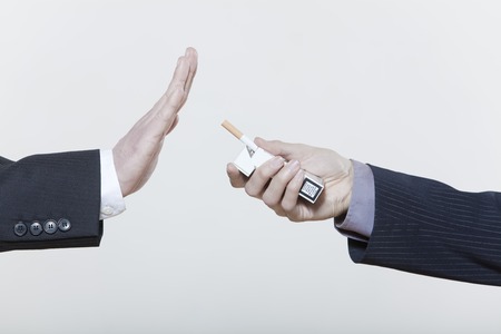 two male expressive young men on isolated backgroundの写真素材