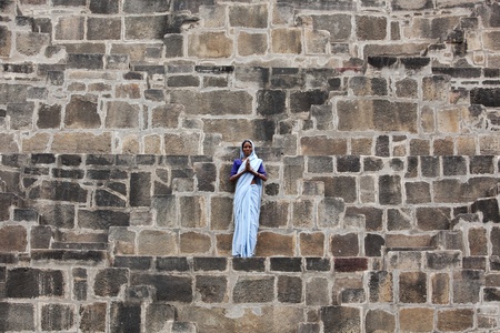 the giant step well of abhaneri in rajasthan state in indiaの写真素材