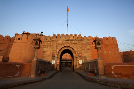 fort of Mandawa rajasthan state in indiの写真素材