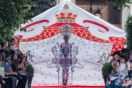 PARIS - JULY 4   on aura tout vu fall winter 2012 fashion show at Paris fashion week July 4, 2012 in Paris ,Franceのeditorial素材
