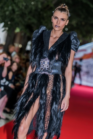 PARIS - JULY 4   on aura tout vu fall winter 2012 fashion show at Paris fashion week July 4, 2012 in Paris ,Franceのeditorial素材