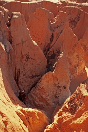 the Labyrinth between morro branco and beberibe near fortaleza ceara state brazilの写真素材