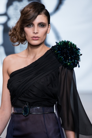 PARIS - JANUARY 23, 2013   on aura tout vu spring summer 2013 fashion show at Paris fashion week January 23, 2013 in Paris ,Franceのeditorial素材