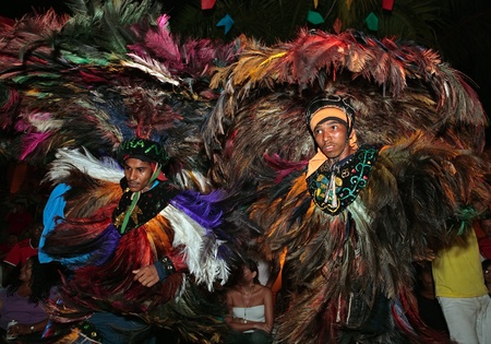 Sao Luis Do maranhao , Brazil-june 22th 2008    bumba meu boi festival music celebration every solstice of june in center historic city of soa luis do maranhao brazilのeditorial素材