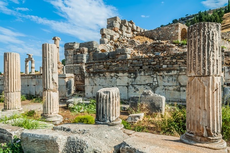 Ephesus ancient greek ruins in Anatolia Turkey