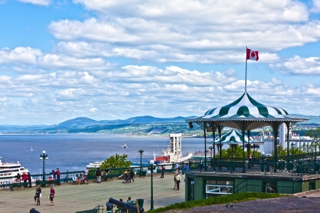 waterfront  quebec city canadaのeditorial素材