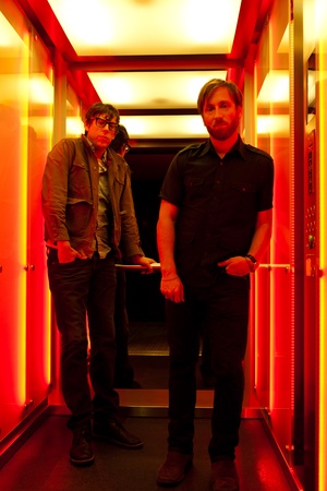 PARIS, FRANCE - NOVEMBRE 25, 2011  Portrait of the american rock group The Black Keys with Dan...