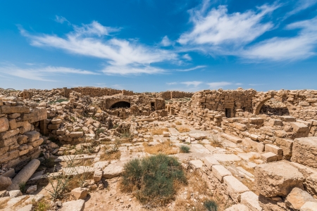 Roman ruins, Um Ar-Rasas, Jordanのeditorial素材