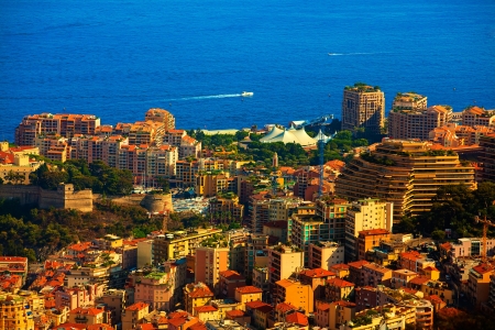 prinicipality of monaco on the french riviera france  cote d'azurのeditorial素材