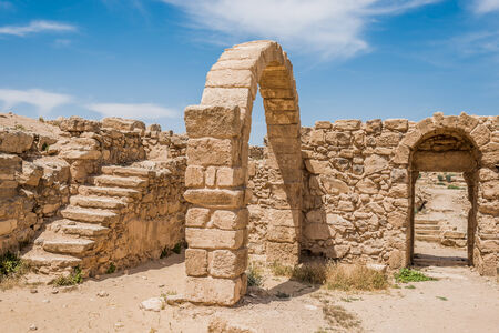 Roman ruins, Um Ar-Rasas, Jordanの写真素材
