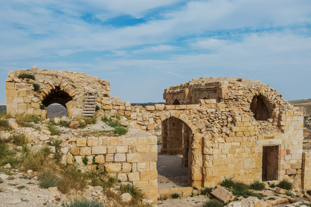 shobak crusader castle fortress Jordan middle eastの写真素材