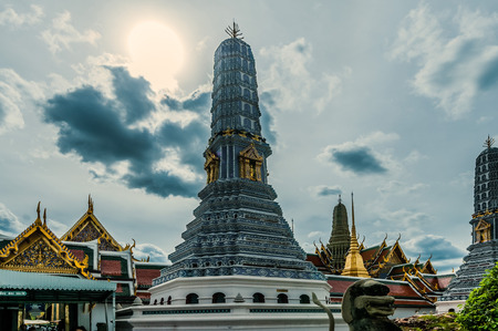 Royal palace in bangkok Thailandの写真素材