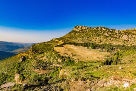 Jezzine landscapes skyle cityscape   in South Lebanon Middle eastの写真素材