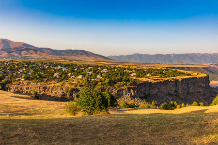 landscape of Lorri region province near Hnevank Armenia eastern Europe