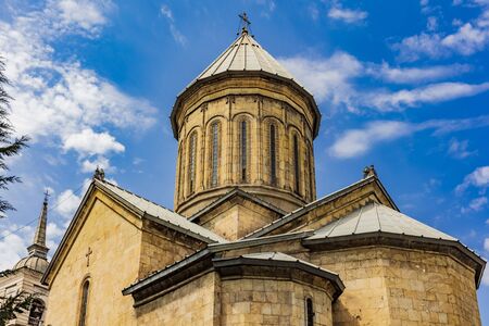 Sioni cathedral landmark of Tbilisi Georgia capital city eastern Europeの写真素材