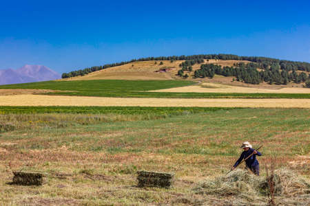 Ninotsminda landscape Samtskhe Javakheti Georgia Europe landmarkのeditorial素材