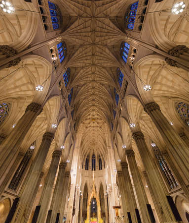 St. Patricks Cathedral Manhattan Landmarks New York City USAのeditorial素材