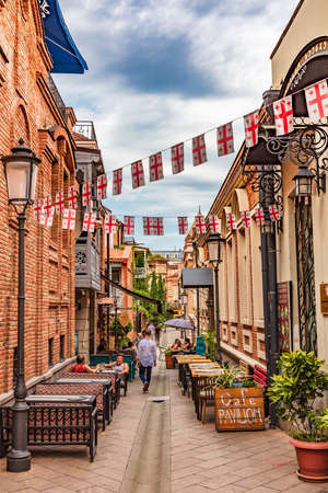 old town Tbilisi Georgia Europe landmarkのeditorial素材