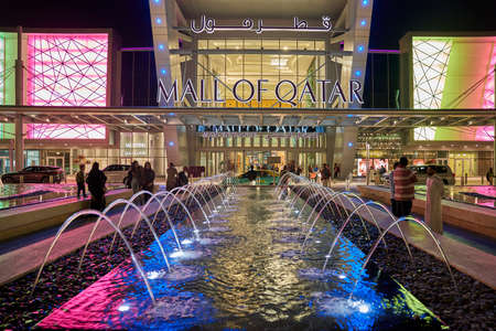Mall of Qatar shopping Dohaのeditorial素材