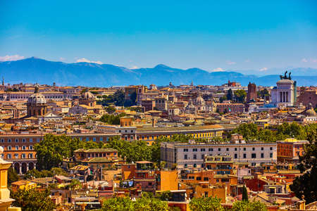 Rome skyline cityscape Lazio Italy landmarkの写真素材