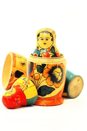Matryoshka Russian national traditional dollの写真素材