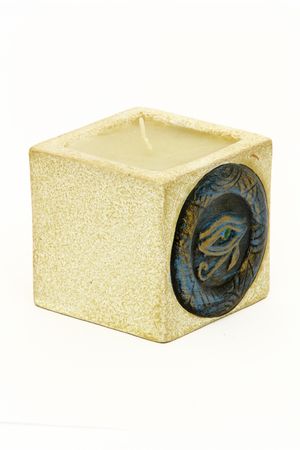 ceramic candle Egyptの写真素材