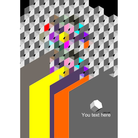template for the design of vertical cover business topics improvement ratings in a rigid scheduleのイラスト素材