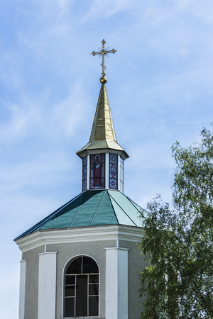 dome and cross of the Orthodox Church.の写真素材