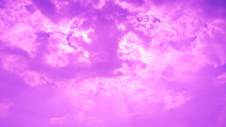 cloudy abstract background purple pink pastel colorsの写真素材