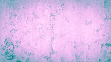texture background of wall pink blue colorsの写真素材