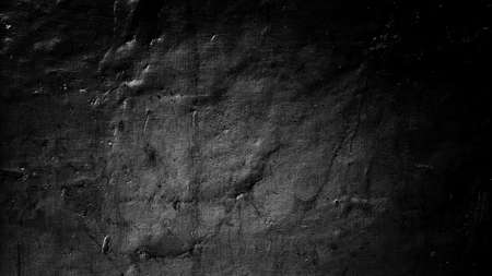 black texture background of old concrete. grunge background.の写真素材