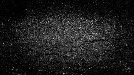 black texture background of old concrete. grunge background.の写真素材