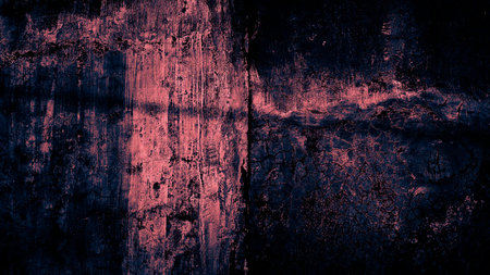 dark grunge background of distressed old wall concrete