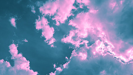 pastel sky beautiful background. romantic background. dreamy background