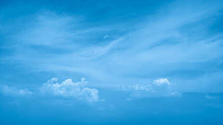 abstract blue background soft cloudyの写真素材