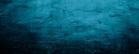 blue and black concrete wall background texture with plasterの写真素材