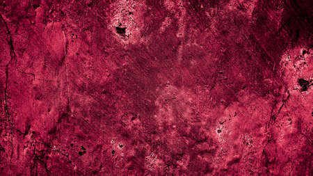 dark red texture cement wall backgroundの写真素材