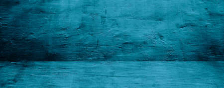 grunge blue concrete texture studio room wall background for displays productの写真素材