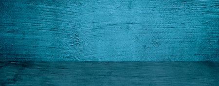 grunge blue concrete texture studio room wall background for displays productの写真素材